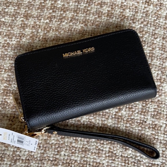 Michael Kors Jet Set Travel LG Flat MF Phone Case NWT - Picture 8 of 16